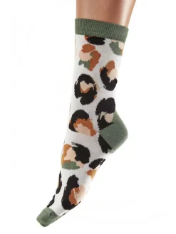 Animal Pattern Bamboo Socks 2 Pair Pack - Multi