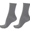 Bamboo Socks 2 Pair Pack - Grey