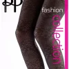 Boho Pattern Tights - Black