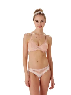 Botanical Lace High Apex Bra - Blush