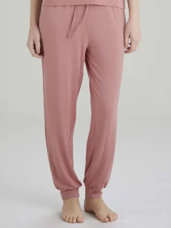 Botanical Lace Lounge Pant - Dusty Rose