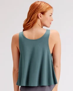 Botanical Lace Lounge Vest - Sage