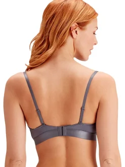 Botanical Lace Non Wired Triangle Bra - Nightshade