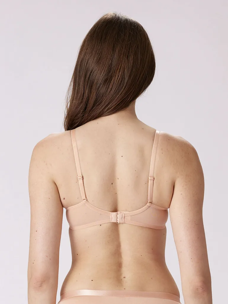 Botanical Lace Underwired Balconette - Blush