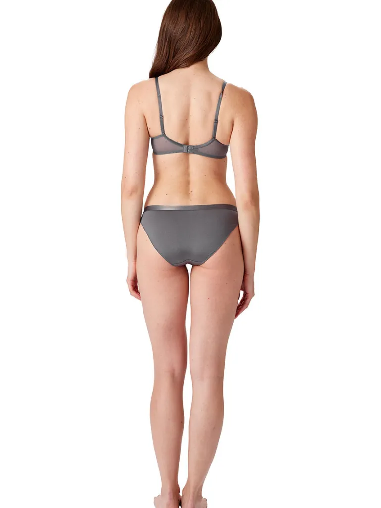 Botanical Lace Underwired Balconette - Nightshade