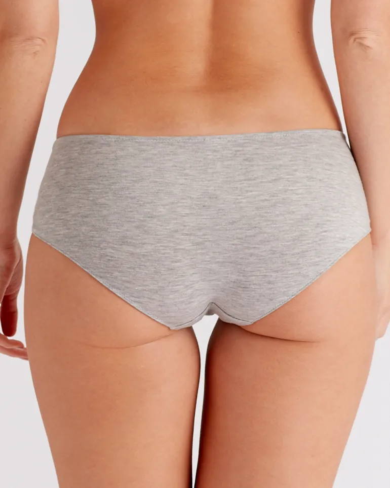 Casual Comfort Short - Grey Marl Sugar Plum