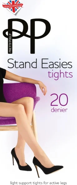 Classic 20 Denier Stand Easies Support Tights - Sherry