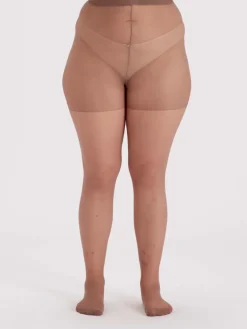 Curves 15 Denier Ladder Resist Tights 3 Pair Pack - Sensation