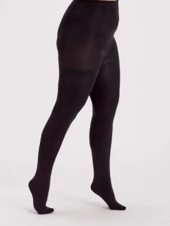 Curves 70 Denier Opaque Cooling Tights - Black