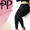 Curves 200 Denier Smooth Leggings - Black