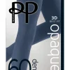 60D Coloured Opaque Tights 1 Pair Pack - Slate Blue