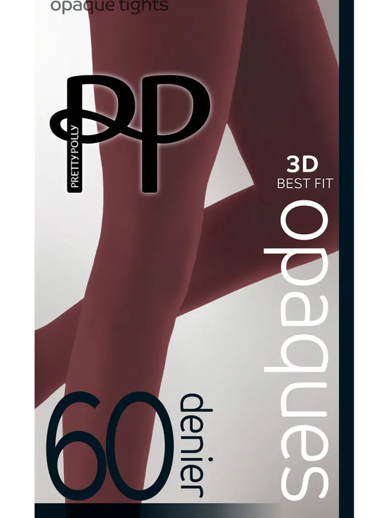 60D Coloured Opaque Tights 1 Pair Pack - Cinnamon