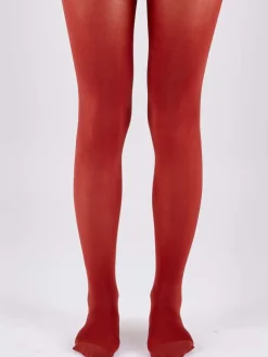 60D Coloured Opaque Tights 1 Pair Pack - Cinnamon