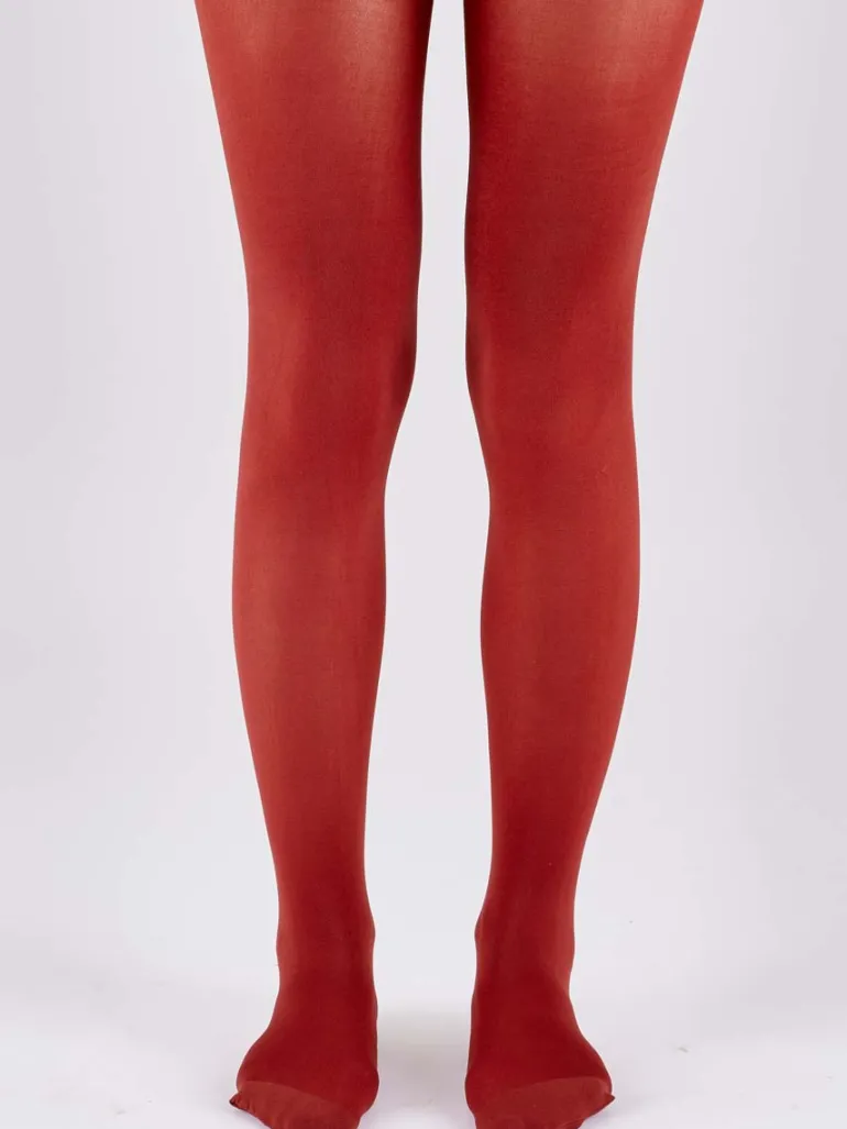 60D Coloured Opaque Tights 1 Pair Pack - Cinnamon
