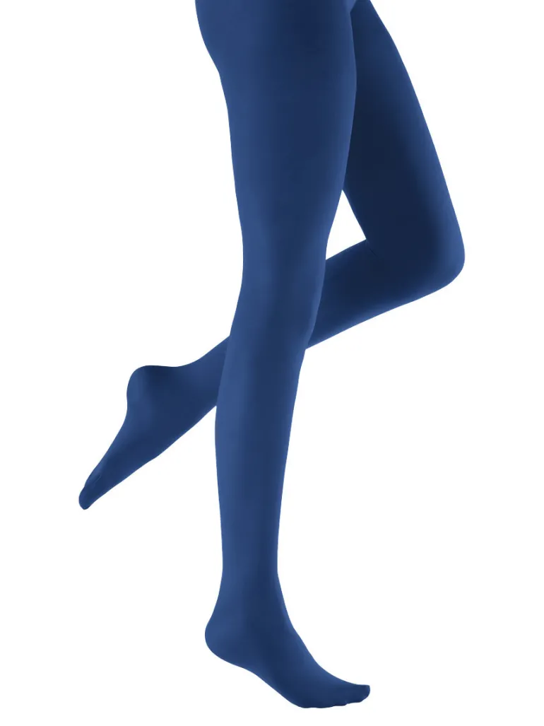 60D Coloured Opaque Tights 1 Pair Pack - Slate Blue