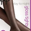 Day to Night 15 Denier Gloss Tights 2 Pair Pack - Black