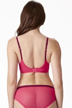 Delicate Lace Non Wired Bra - Watermelon