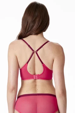 Delicate Lace Non Wired Bra - Watermelon