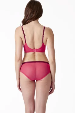 Delicate Lace Non Wired Bra - Watermelon