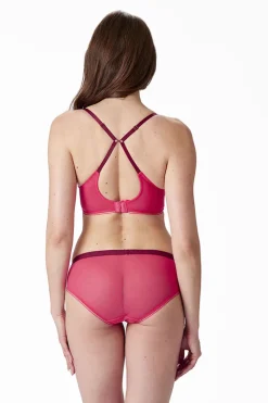 Delicate Lace Non Wired Bra - Watermelon
