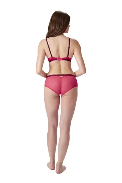Delicate Lace Underwired T-shirt Bra - Watermelon