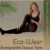 Eco 70 Denier Opaque Tights - Black