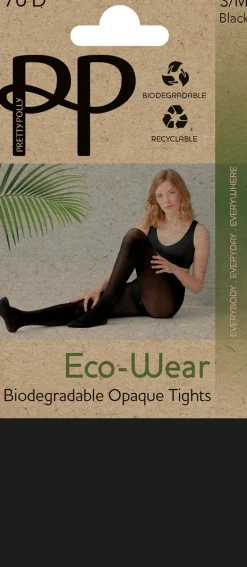 Eco 70 Denier Opaque Tights - Black