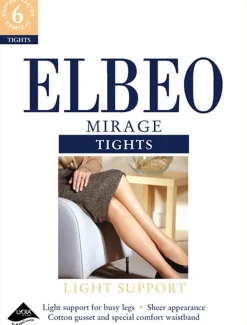 Elbeo 15 Denier Mirage Tights - Cafe Creme