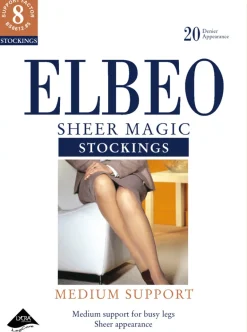 Elbeo 20 Denier Sheer Magic Stockings - Haze