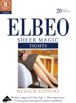 Elbeo 20 Denier Sheer Magic Tights - Navy
