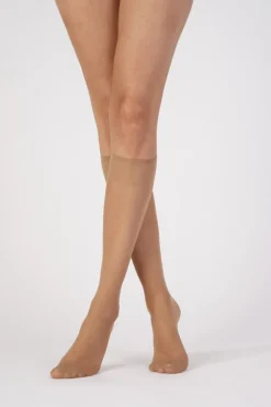 Everyday 15 Denier Knee Highs 3 Pair Pack - Chiffon