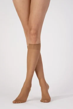 Everyday 15 Denier Knee Highs 3 Pair Pack - Natural