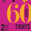 Everyday Opaques 60 Denier Tights 2 Pair Pack - Charcoal