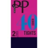 Everyday Opaques 40 Denier Tights 2 Pair Pack - Navy