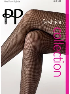 Fishnet Fashion Tights - Black