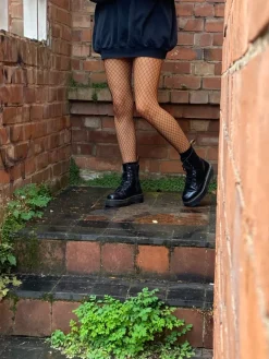 Fishnet Fashion Tights - Black