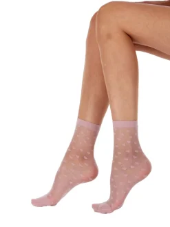 Heart Fashion Anklet - Lilac