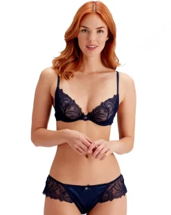 Josephine Sling Bra - Blue