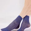 Ladder Net Fashion Anklets - Slate