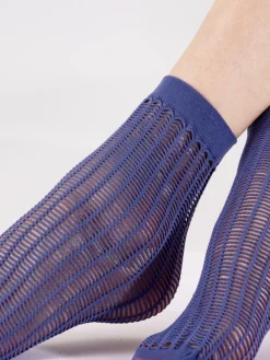 Ladder Net Fashion Anklets - Slate