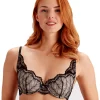 Laura High Apex Bra - Black/Nude