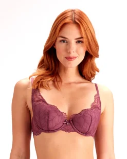 Laura High Apex Bra - Grape