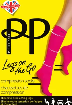 Legs On The Go 80 Denier Compression Sock - Natural