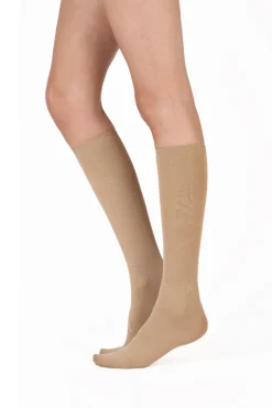 Legs On The Go 80 Denier Compression Sock - Natural