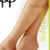 Naturals 8 Denier Oiled Tights - Slightly Sunkissed
