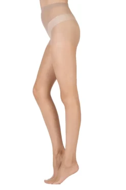 Naturals 8 Denier Oiled Tights - Slightly Sunkissed