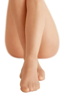 Naturals 8 Denier Sandal Toe Tights - Nude