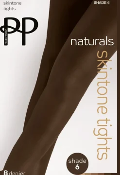 Naturals 8 Denier Skin Tone Tights - Shade 6