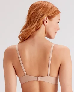 Naturals High Apex Moulded Bra - Creme Brulee
