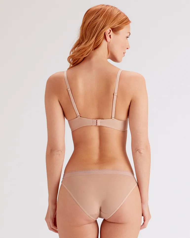 Naturals High Apex Moulded Bra - Creme Brulee